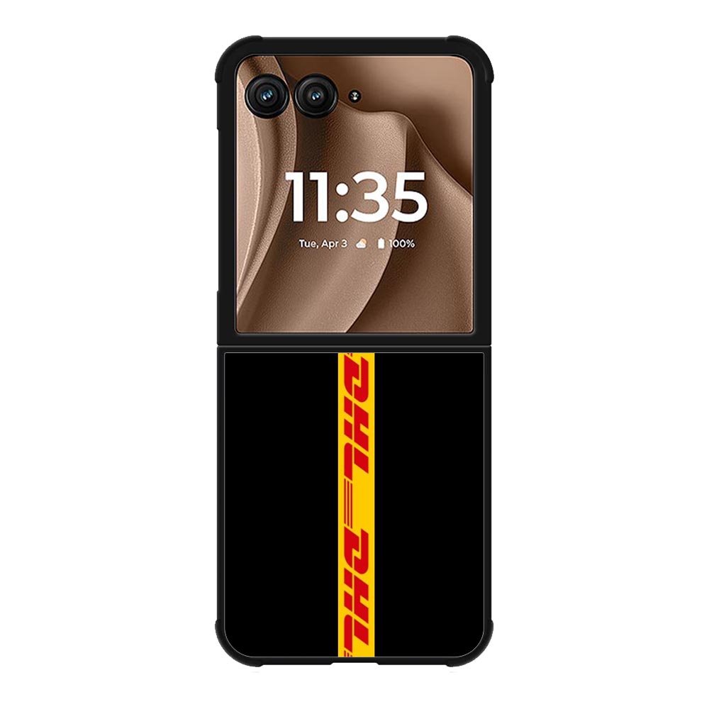 Dhl Yellow Black Motorola Moto RAZR Plus 2025 Case OV9482