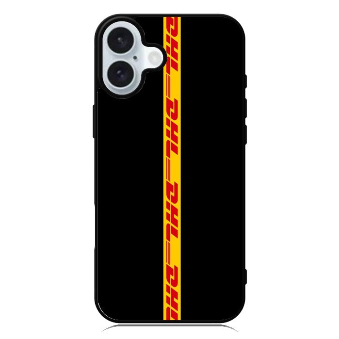 Dhl Yellow Black iPhone 16 Plus Case QC9482
