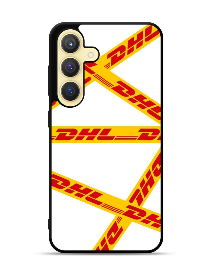 Line DHL White Samsung Galaxy S24 FE 5G Case OV9461