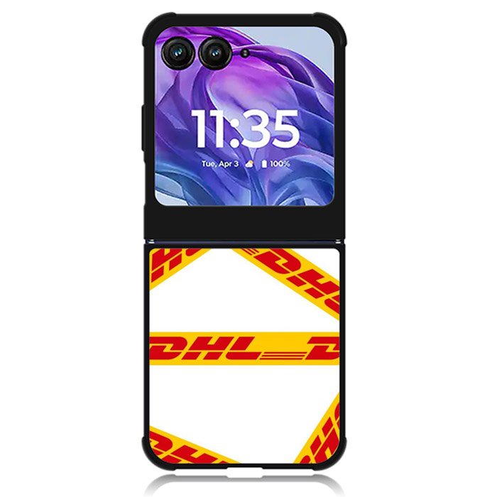 Line DHL White Motorola Moto Razr Plus 2024 , Moto Razr+ 2024 Case OV9461