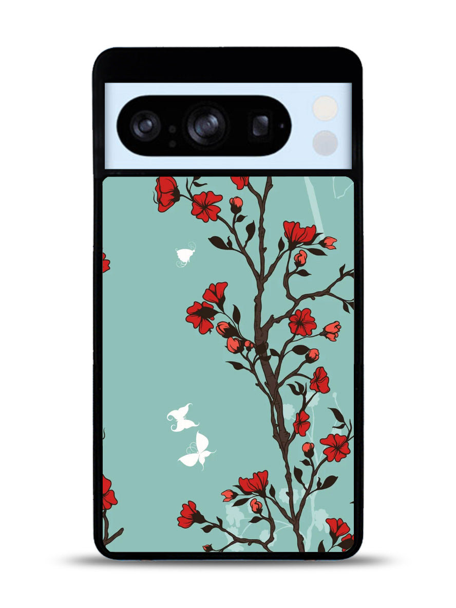 Japanese Flowers Google Pixel 8 Pro Case QC9457