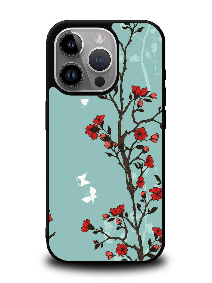 Japanese Flowers iPhone 16 Pro Case OV9457