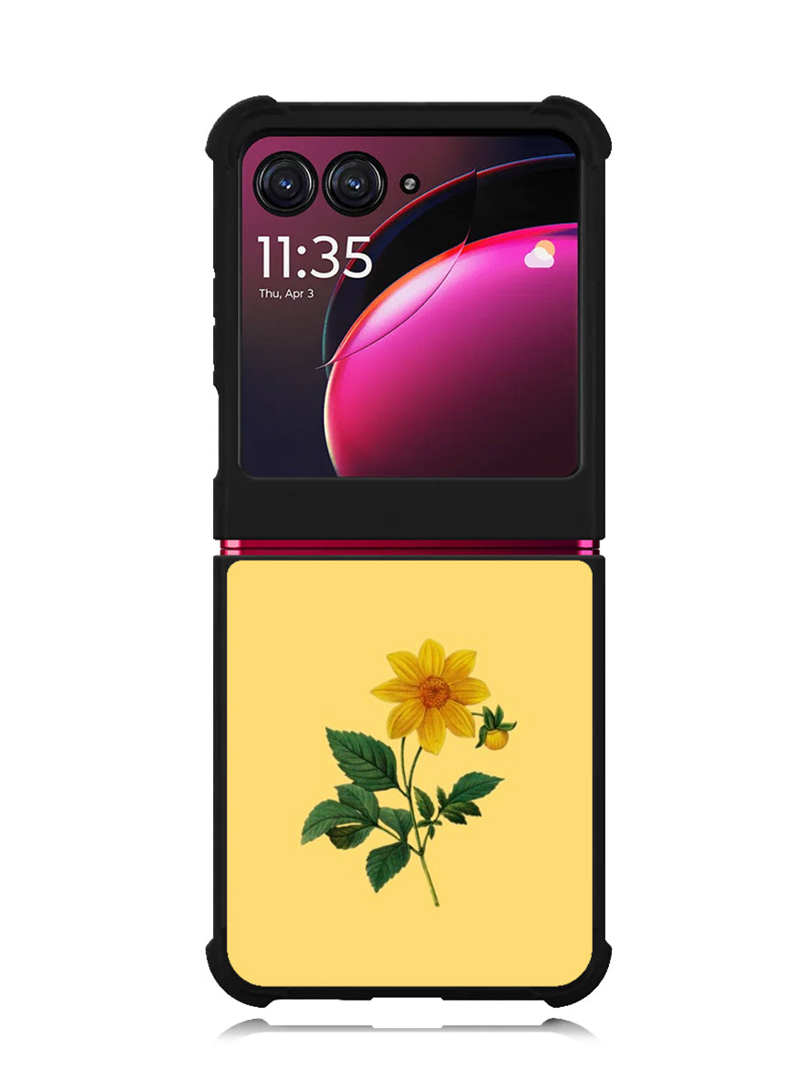 Yellow Flower Motorola Moto Razr Plus 2023 , Moto Razr+ 2023 Case OV9441