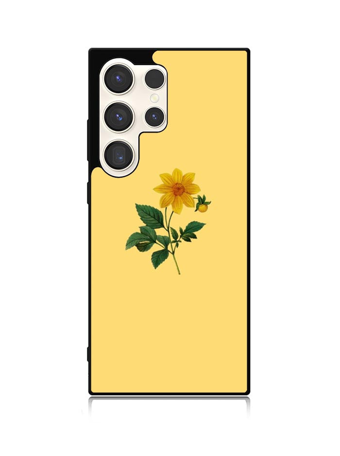 Yellow Flower Samsung Galaxy S25 Ultra 5G Case QC9441