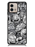 Black Doodle Motorola Moto G Stylus 5G 2023 Case OV9476