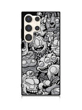 Black Doodle Samsung Galaxy S23 Ultra 5G Case QC9476
