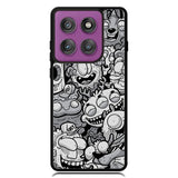 Black Doodle Motorola Moto Edge 2025 | Moto Edge 60 Fusion | Moto Edge 60 Pro Case OV9476