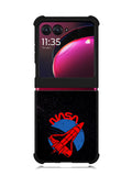 Nasa Black Motorola Moto Razr Plus 2023 , Moto Razr+ 2023 Case OV9465