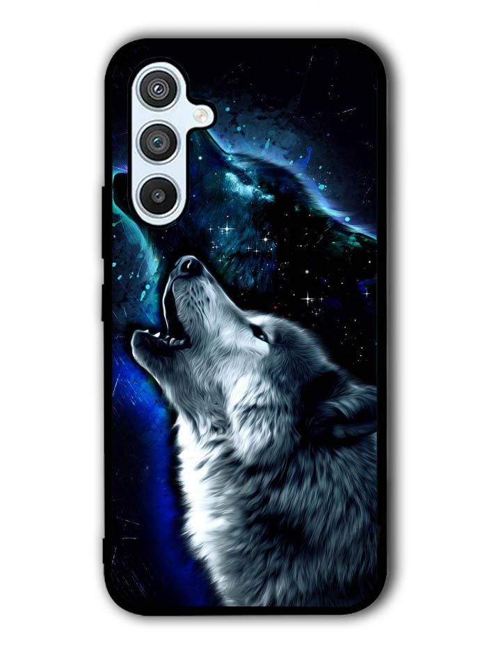 Wolf Black White Samsung Galaxy A54 5G Case OV8675