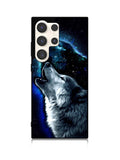 Wolf Black White Samsung Galaxy S23 Ultra 5G Case QC8675