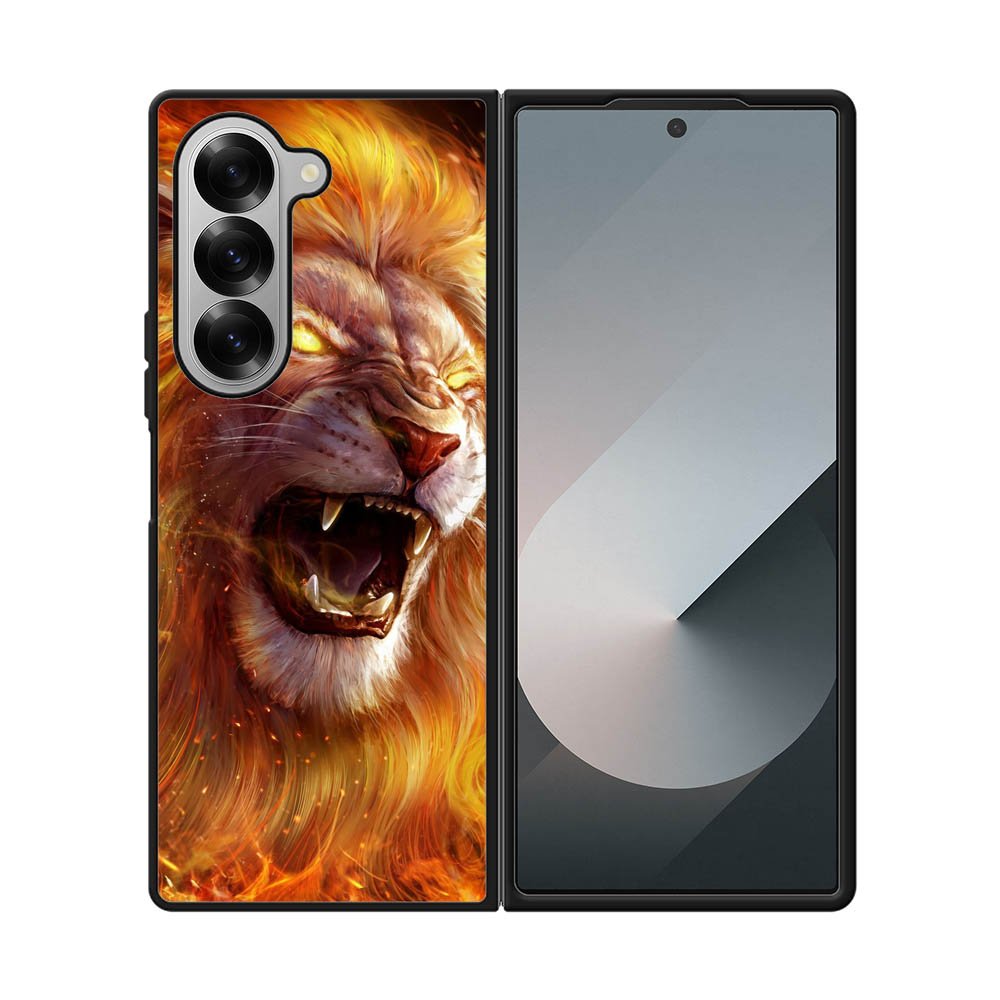 Golden Lion Samsung Galaxy Z Fold 7 5G Case OV8652