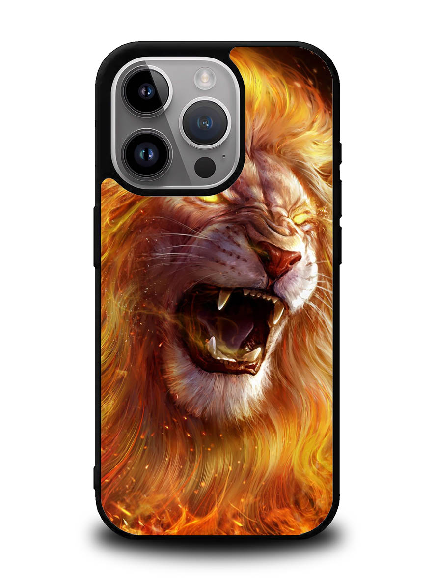 Golden Lion iPhone 15 Pro Case OV8652