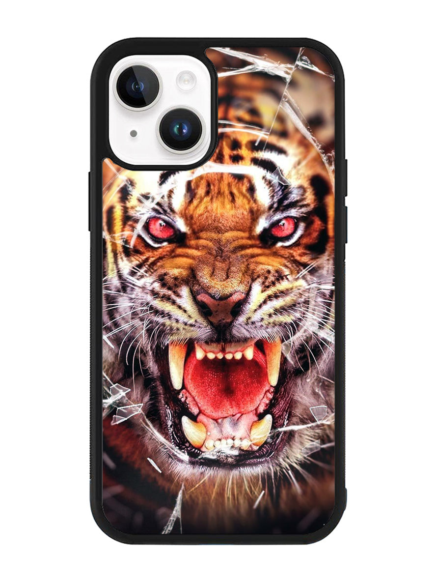Angry Tiger Roar iPhone 14 Plus Case QC8676