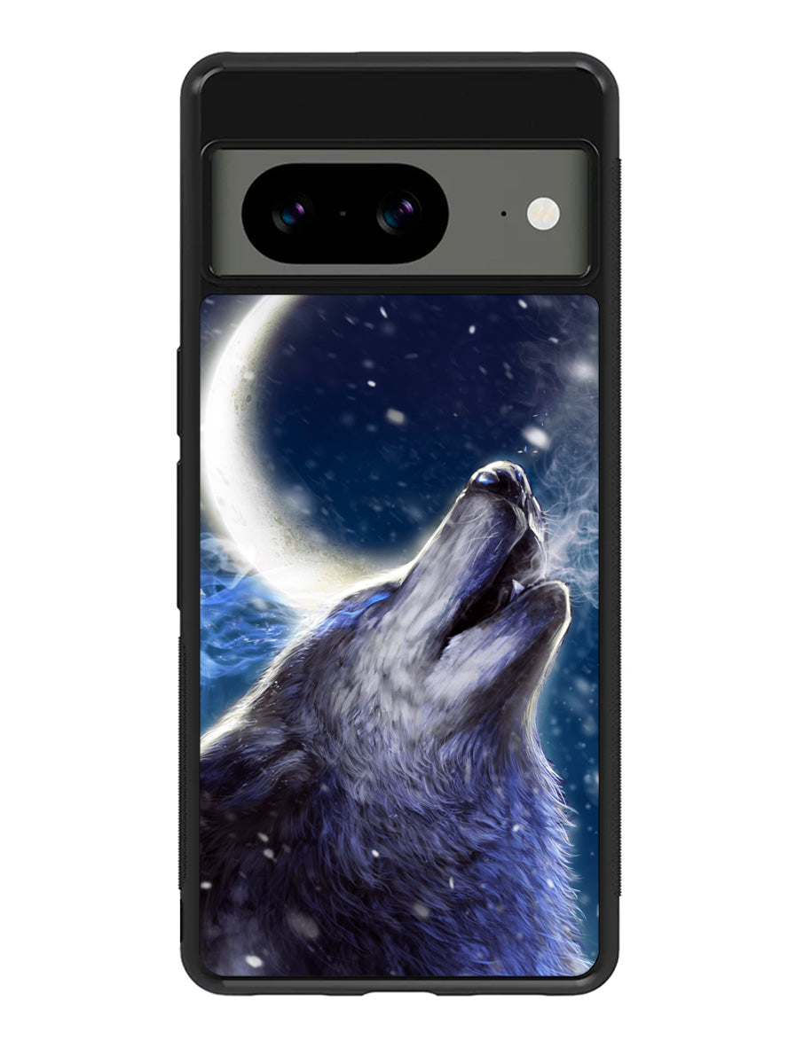White Wolf Google Pixel 8A Case QC8672