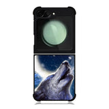 White Wolf Samsung Galaxy Z Flip 6 5G 2024 Case OV8672
