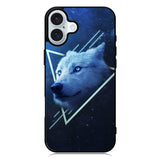 Wolf Astral Animal Art iPhone 16 Plus Case QC8674