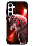 Cool Wolf Red Samsung Galaxy A35 5G Case