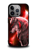 Cool Wolf Red iPhone 15 Pro Case