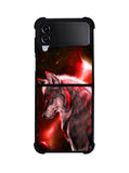Cool Wolf Red Samsung Galaxy Z Flip 4 5G 2022 Case