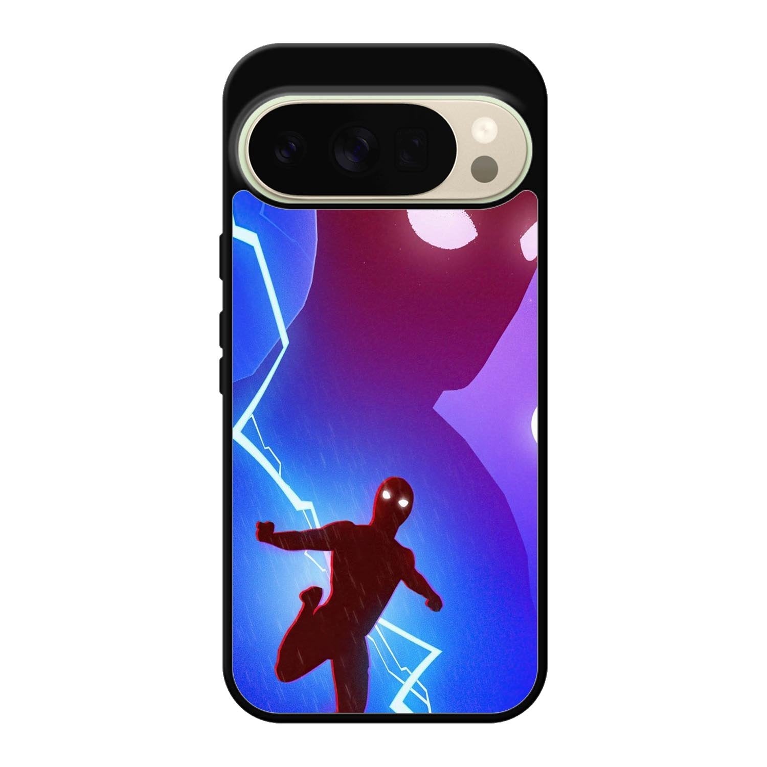 Spiderman lightning Blue Google Pixel 10 Pro Case OV8651