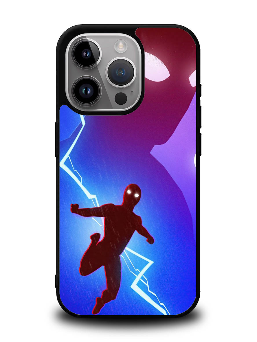 Spiderman lightning Blue iPhone 16 Pro Case OV8651