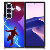 Spiderman lightning Blue Samsung Galaxy Z Fold 7 Case OV8651
