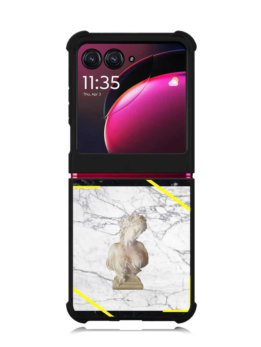 The Off-White Motorola Moto Razr Plus 2023 , Moto Razr+ 2023 Case OV2223