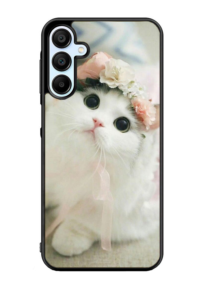 White Cat Samsung Galaxy A15 5G Case OV5735