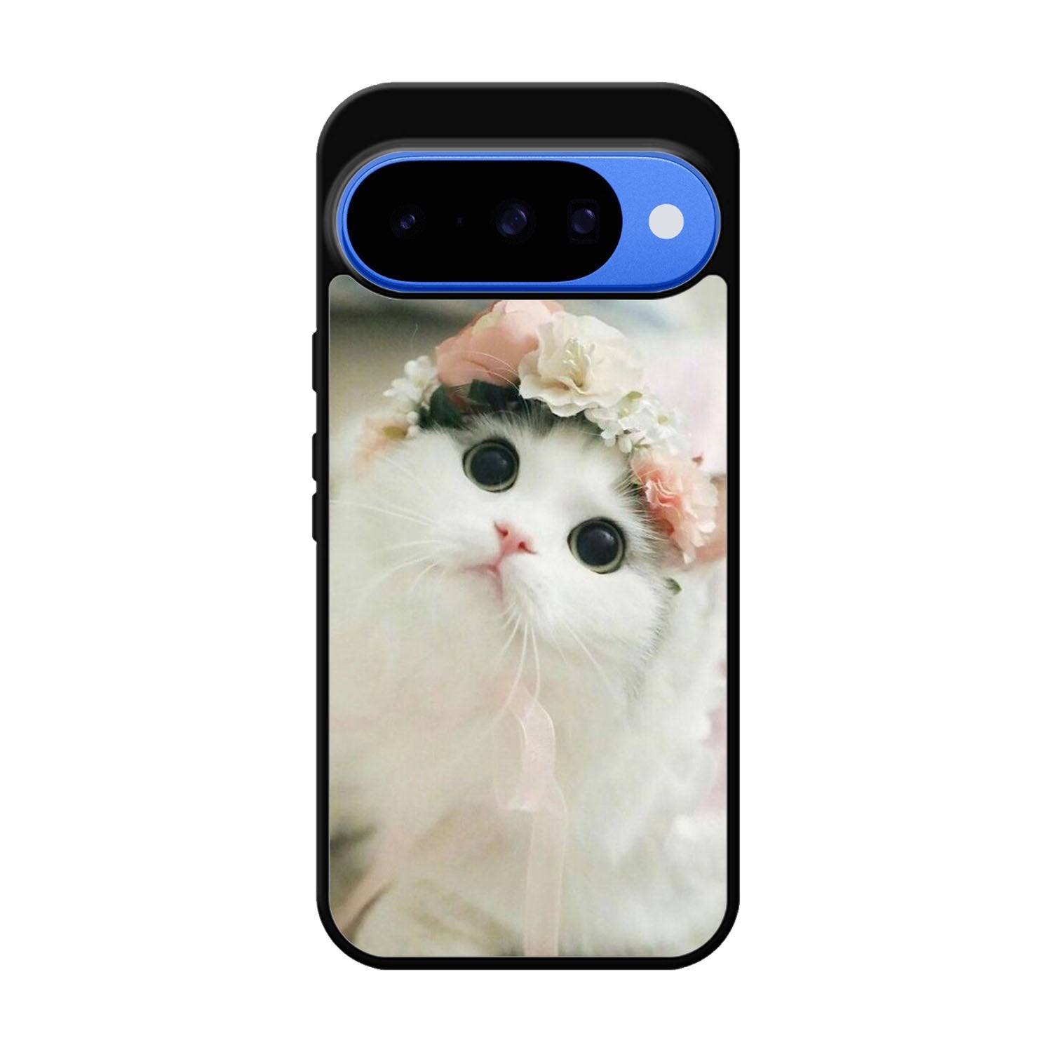 White Cat Google Pixel 10 Case QC5735