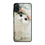 White Cat Samsung Galaxy A07 Case QC5735