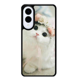 White Cat Samsung Galaxy S25 Edge 5G Case OV5735