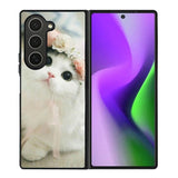 White Cat Samsung Galaxy Z Fold 6 5G 2024 Case OV5735
