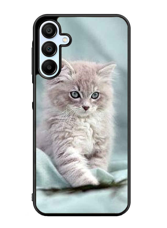 Grey Kitten Samsung Galaxy A35 5G Case OV5901