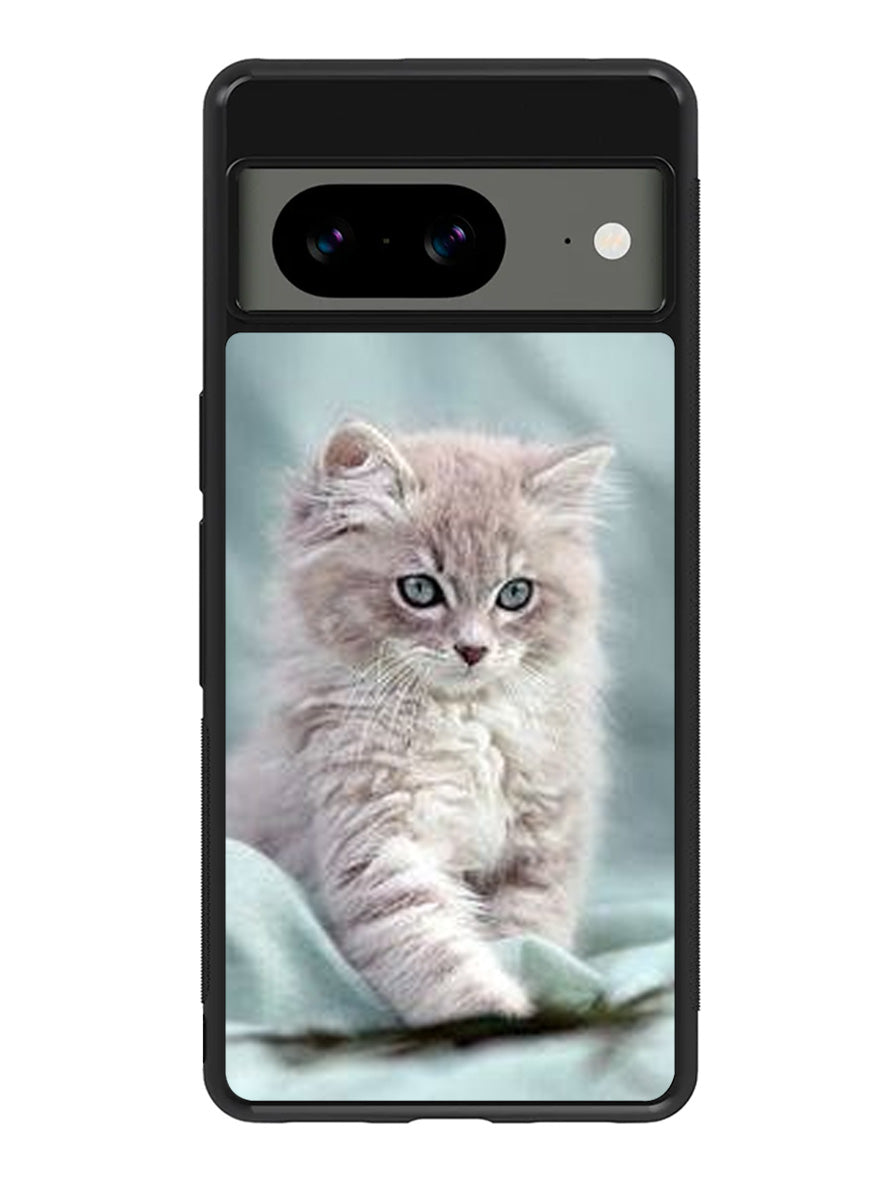Grey Kitten Google Pixel 8 Case QC5901