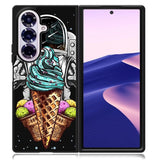 Funny Astronaut Ice Cream Samsung Galaxy Z Fold 7 Case OV5916