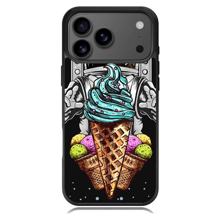 Funny Astronaut Ice Cream Samsung Galaxy S26 Case OV5916