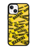 Warning iPhone 15 Plus Case OV6138