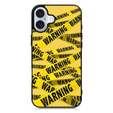Warning iPhone 16 Plus Case QC6138
