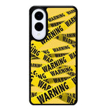 Warning Samsung Galaxy S25 Edge 5G Case OV6138
