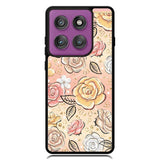 Gold Glitter Flowers Motorola Moto Edge 2025 | Moto Edge 60 Fusion | Moto Edge 60 Pro Case OV5906