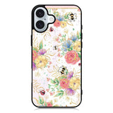 Bee Spring Flowers iPhone 16 Plus Case