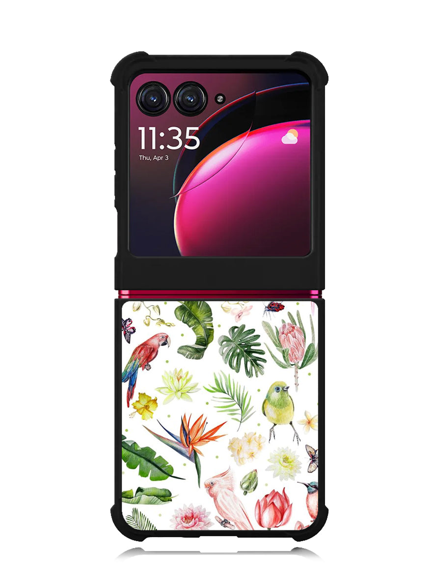 Bird Flowers Motorola Moto Razr Plus 2023 , Moto Razr+ 2023 Case OV5979