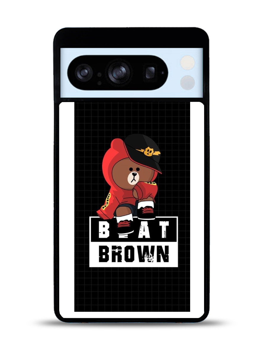 Beat Brown Google Pixel 8 Pro Case QC6032