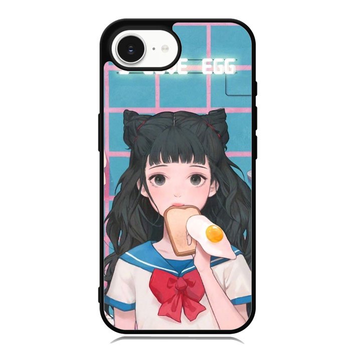 Girl I LOVE EGG iPhone 16e Case OV6073