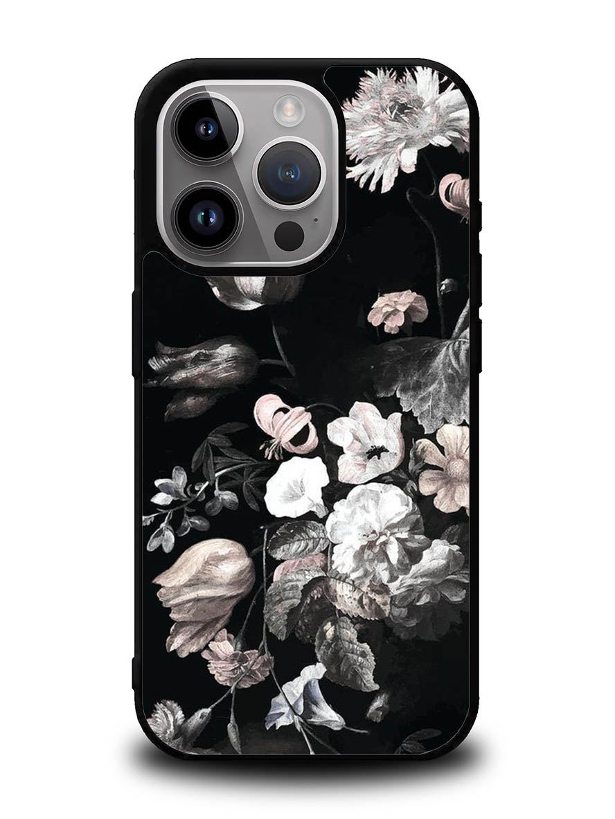 Dark Floral Mural iPhone 16 Pro Case OV6010