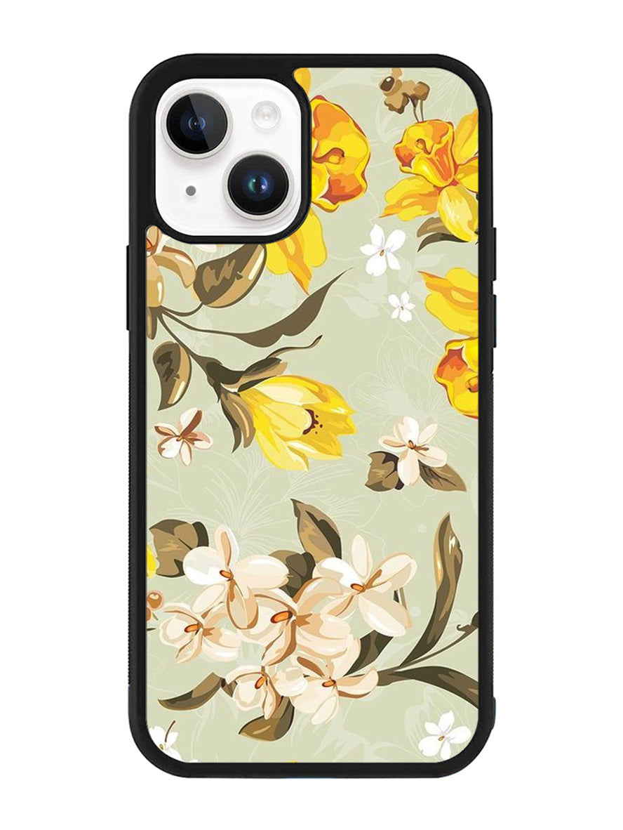 Vintage floral iPhone 14 Plus Case QC6044