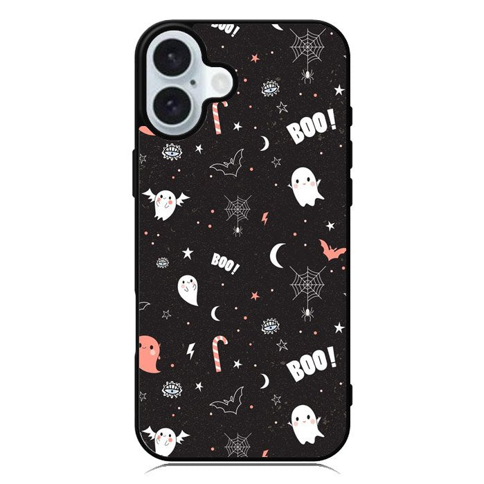 BOO HALLOWEEN iPhone 16 Plus Case QC6028