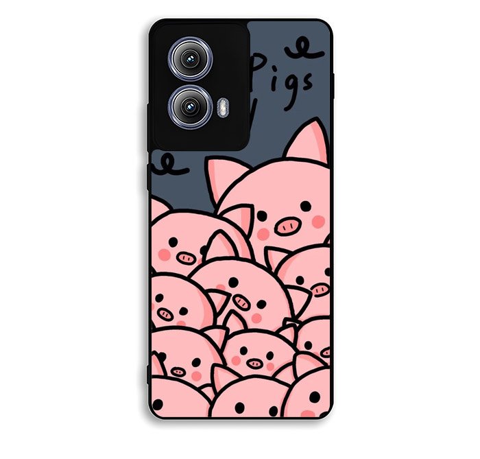 Many Pigs Motorola Moto Edge 2024 Case OV6950