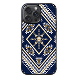 Geometric Blue FLF0526 iPhone 15 Pro Max Case