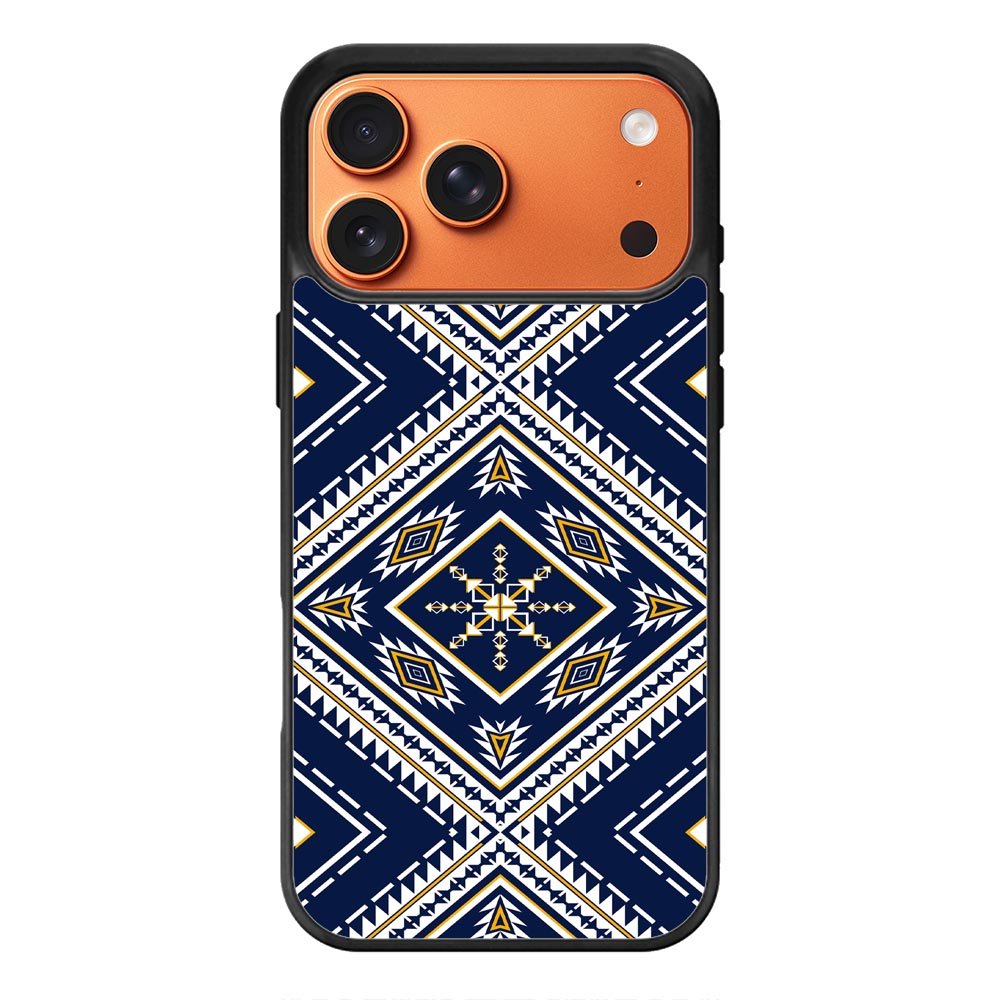 Geometric Blue FLF0527 iPhone 17 Pro Max Case